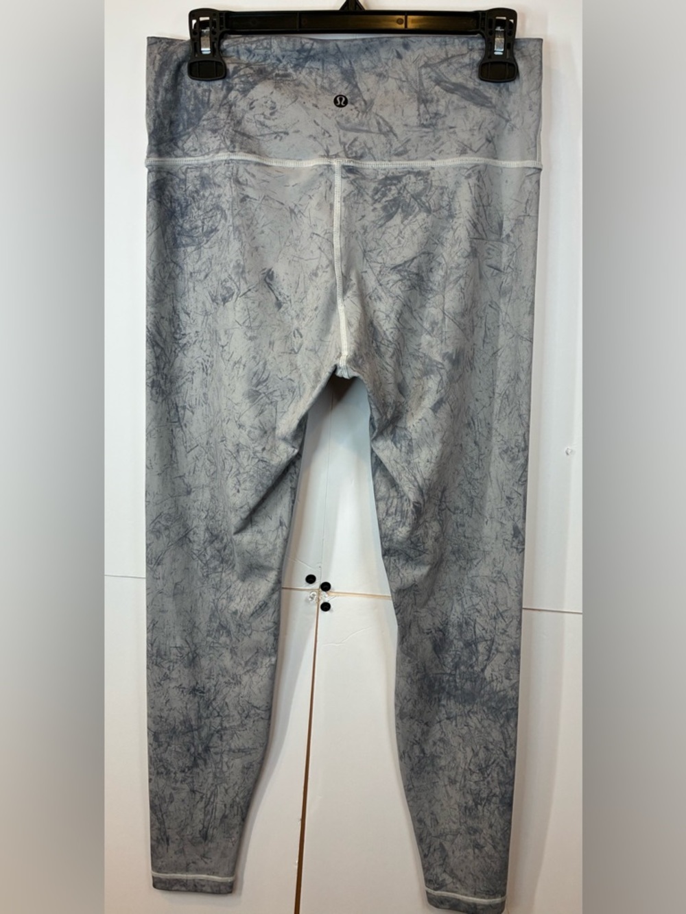 Lululemon Wunder Under High Rise Leggings Gray Marble Print Size Approx M (29”) - Picture 3 of 8